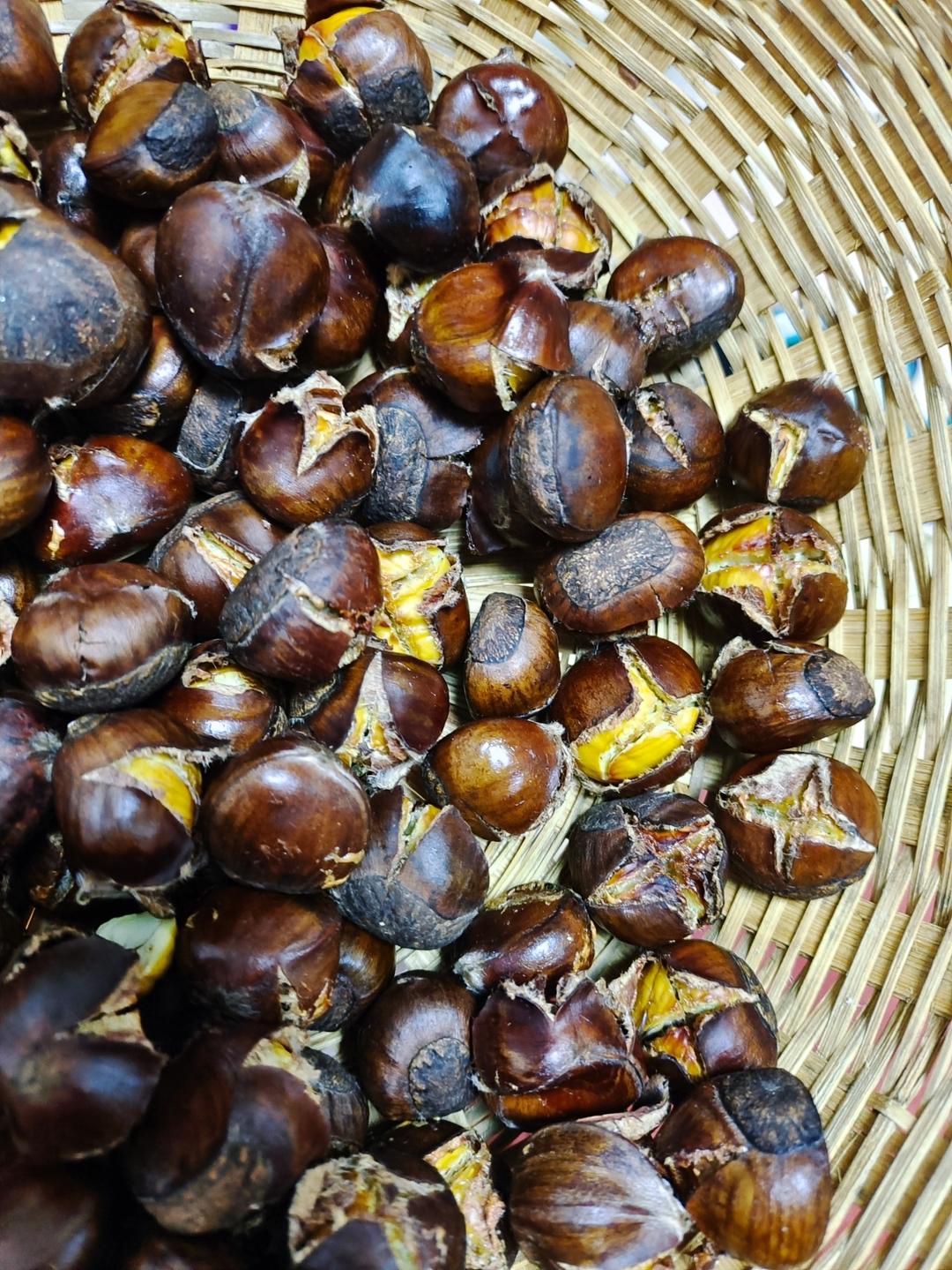 空气炸锅烤栗子