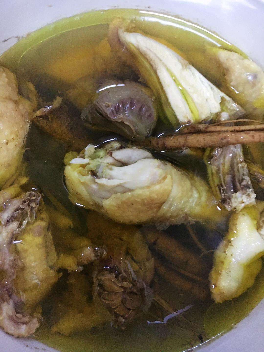 虎尾轮鸡汤的做法