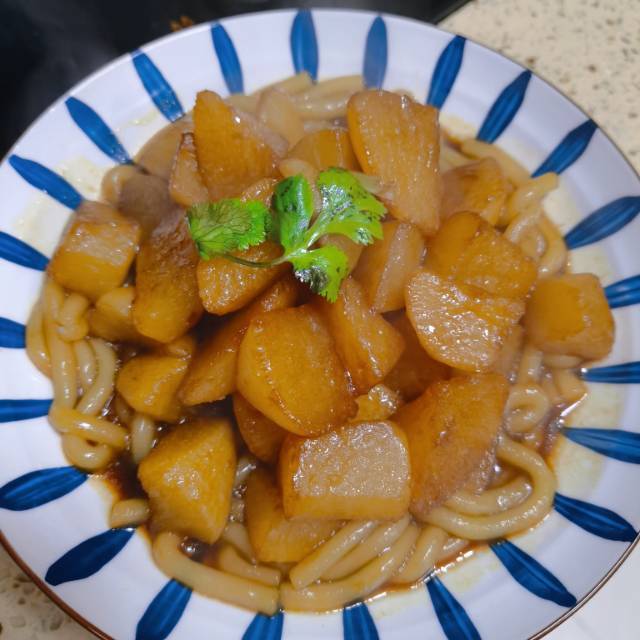 红烧白萝卜块/比肉还好吃的素菜