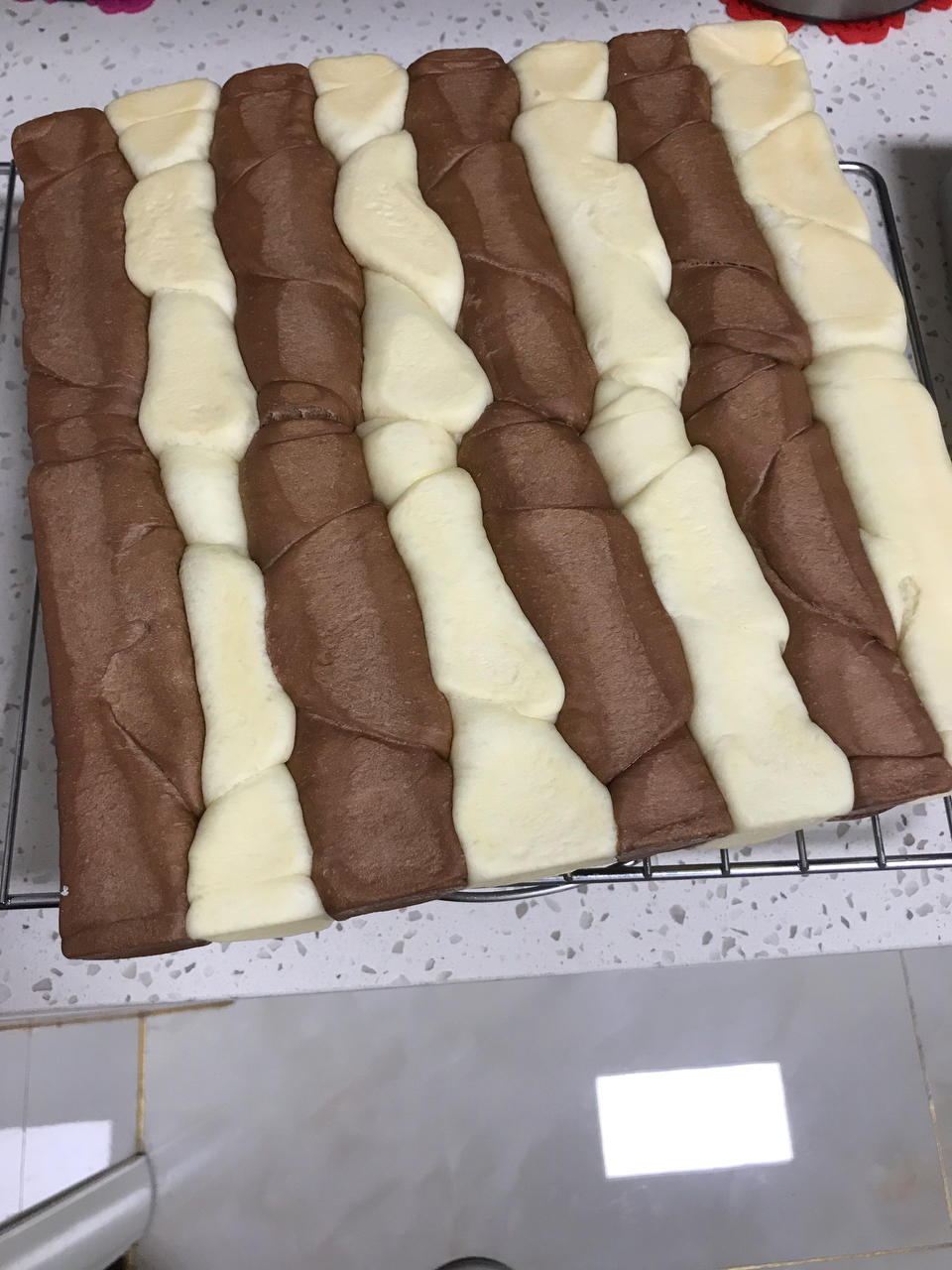 炼奶双色排包