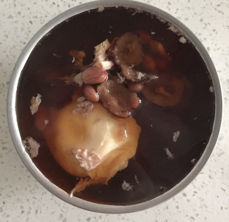 花生红枣鸡蛋糖水
