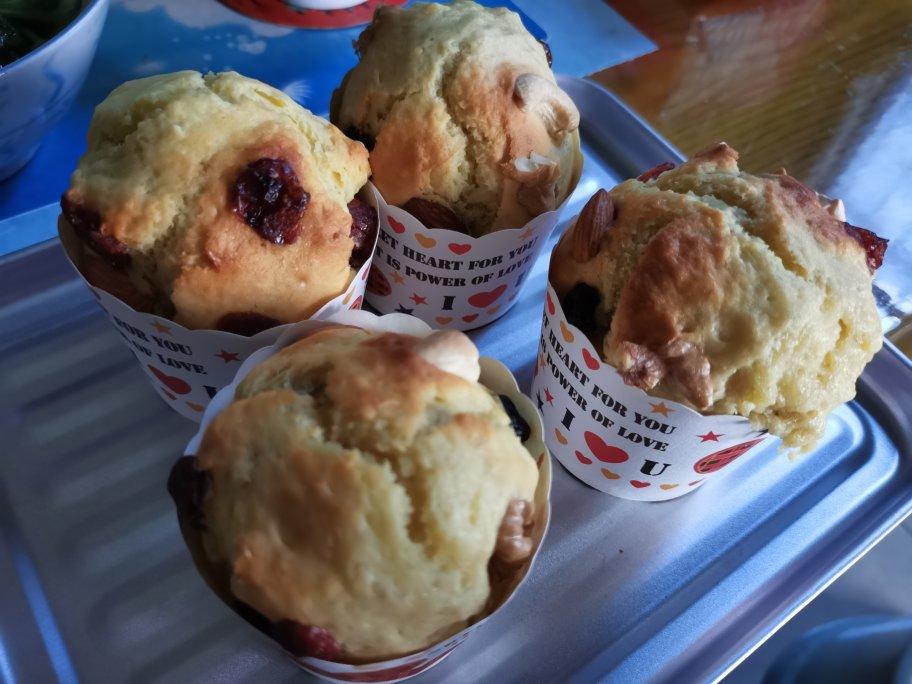 香蕉麦芬纸杯蛋糕