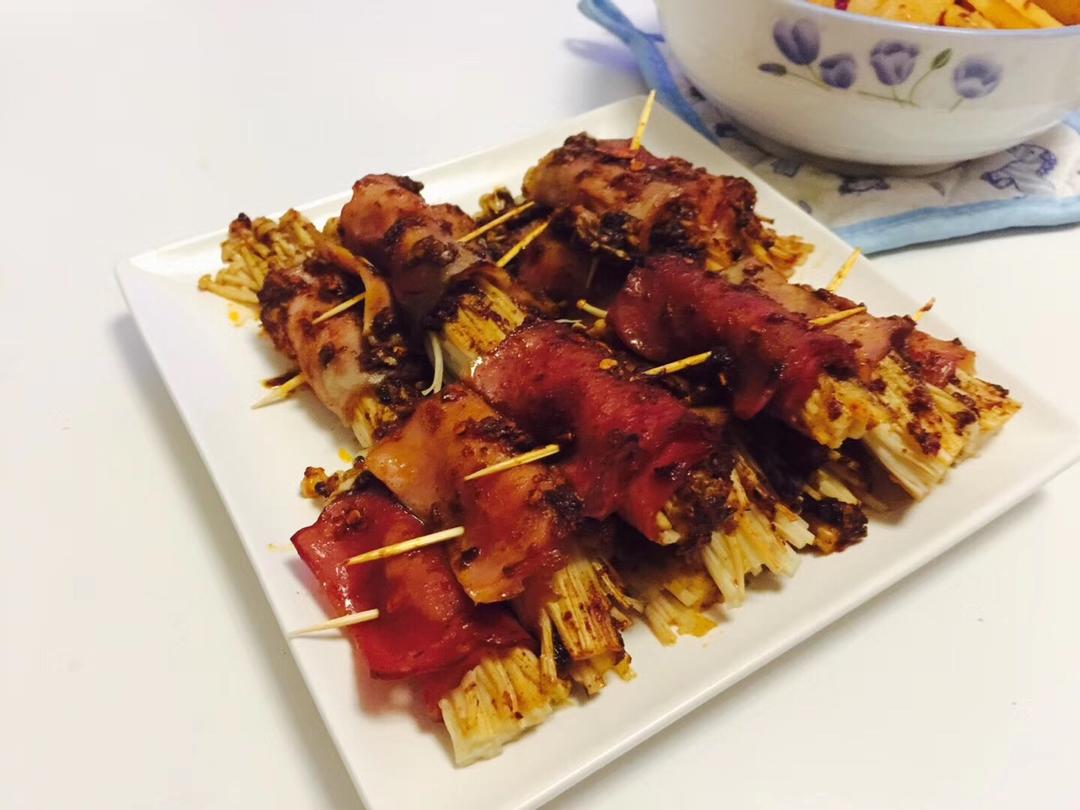 金针菇培根卷（烤箱）