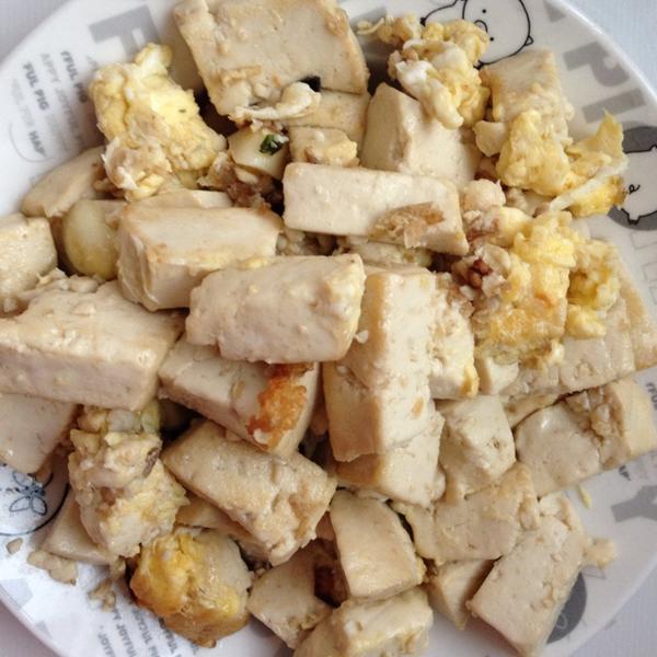 炒豆腐鸡蛋