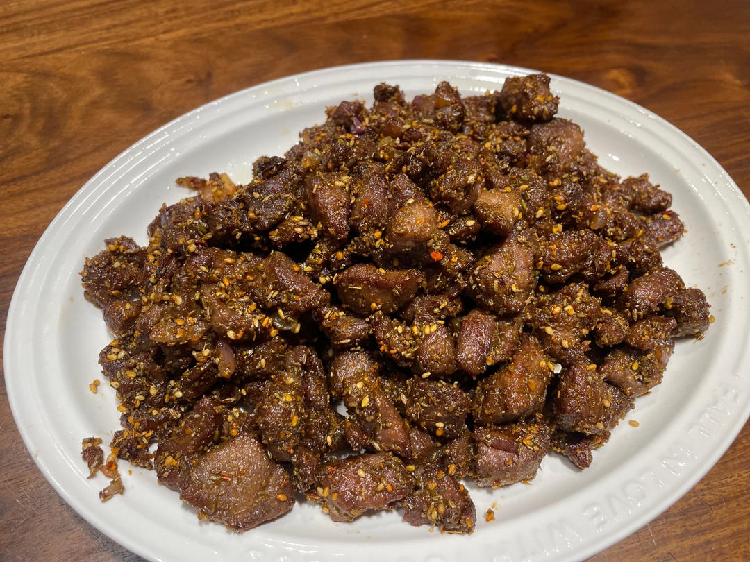 孜然羊肉（淄博小烧烤）的做法