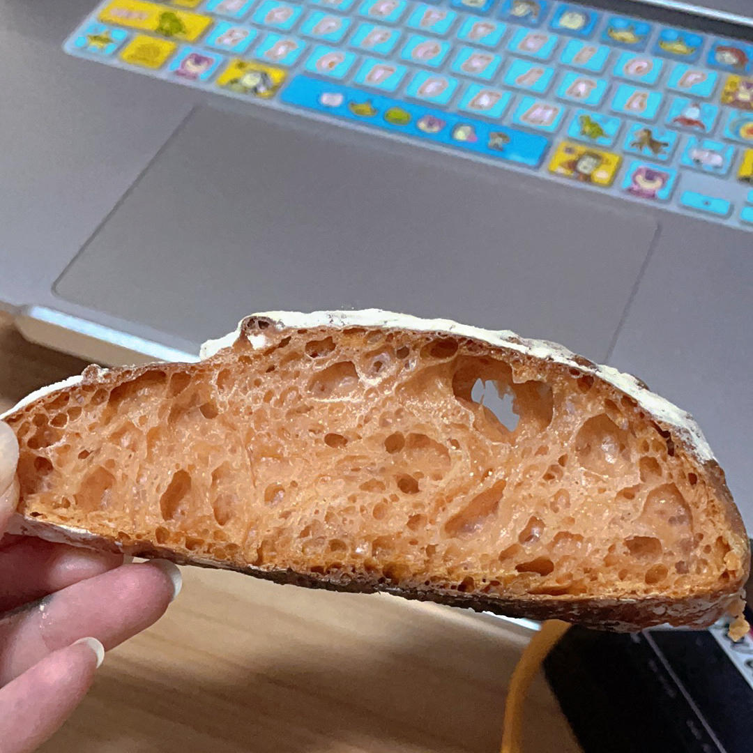 外脆内软不用揉面的乡村面包