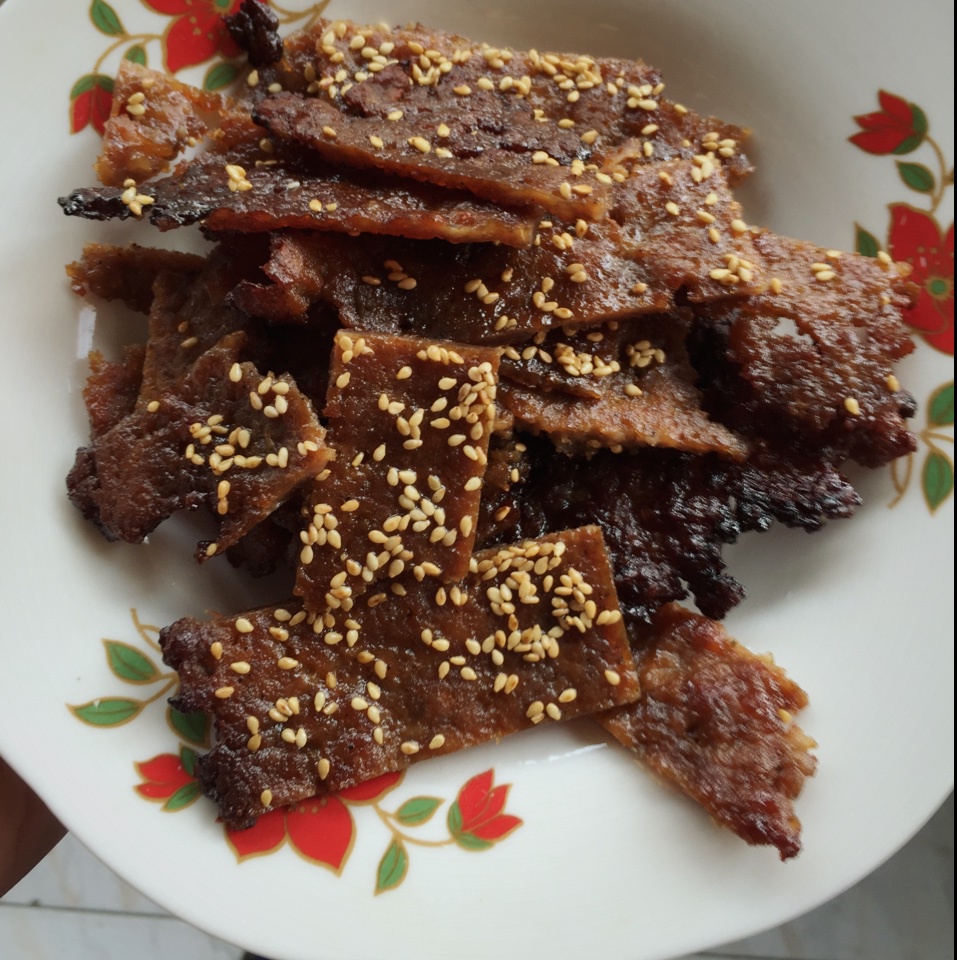 香辣黑椒蜜汁猪肉铺