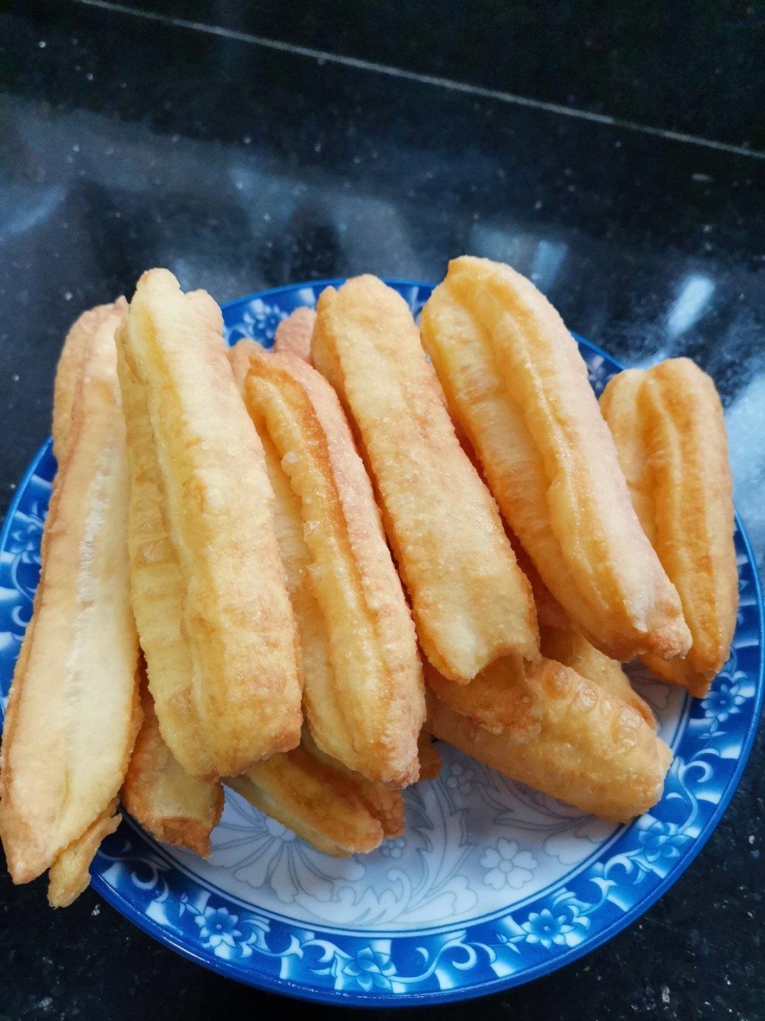 快手早餐～自制油条（酵母版，不含泡打粉、膨松剂）