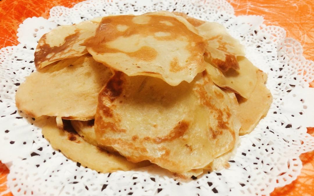 【减脂早餐】无油香蕉松饼（超简单）