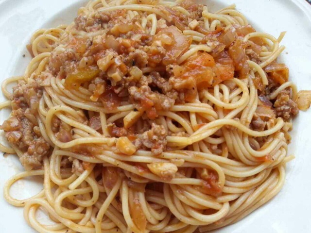 番茄肉酱意大利面
