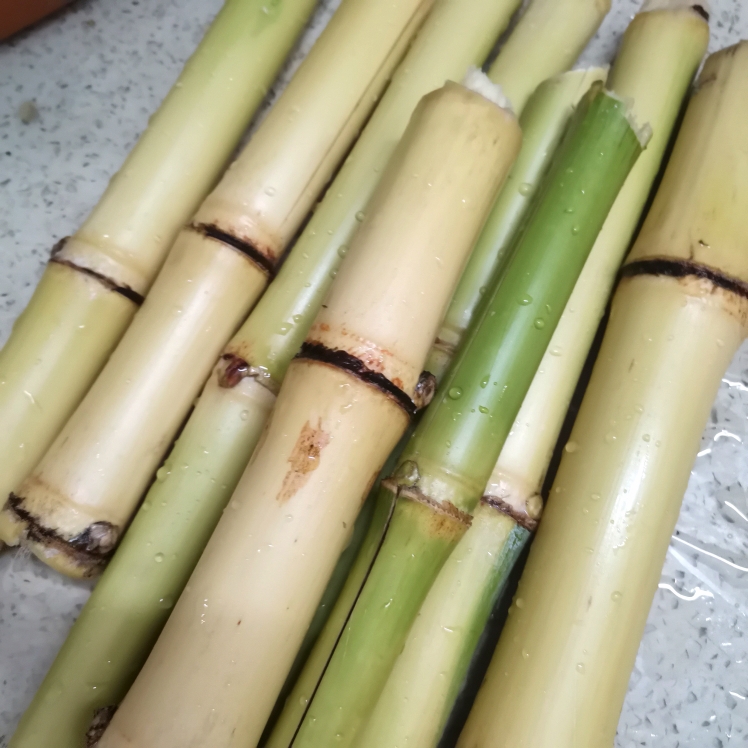 处理新鲜竹蔗的做法