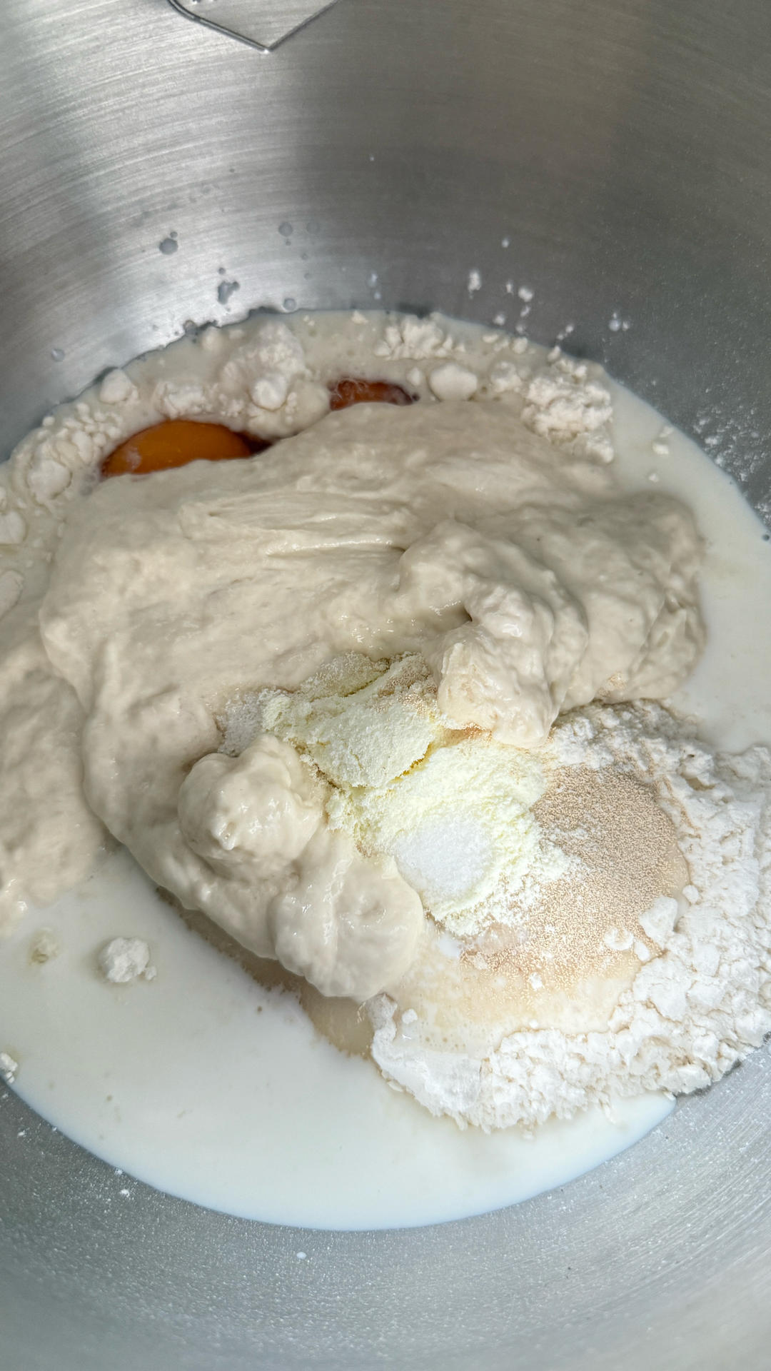 纯奶手撕吐司的做法 步骤1