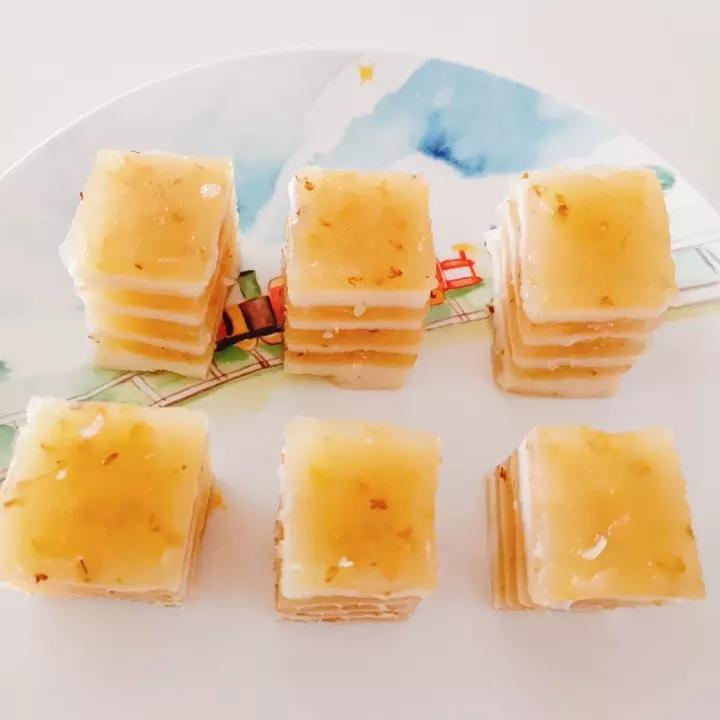 桂花千层马蹄糕