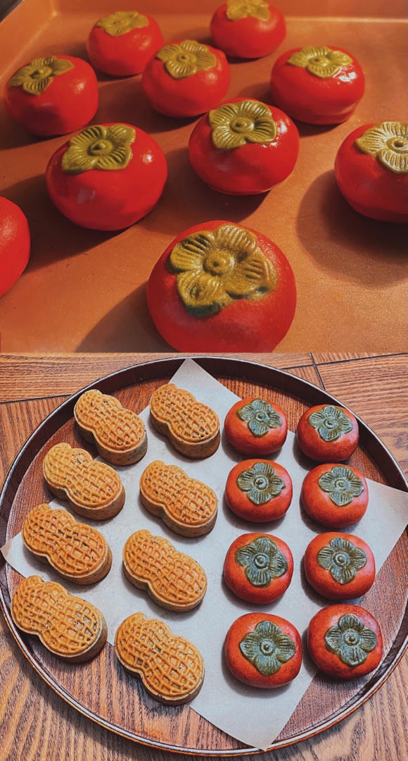 好事（柿）发（花）生🥜—广式伯爵红茶花生月饼