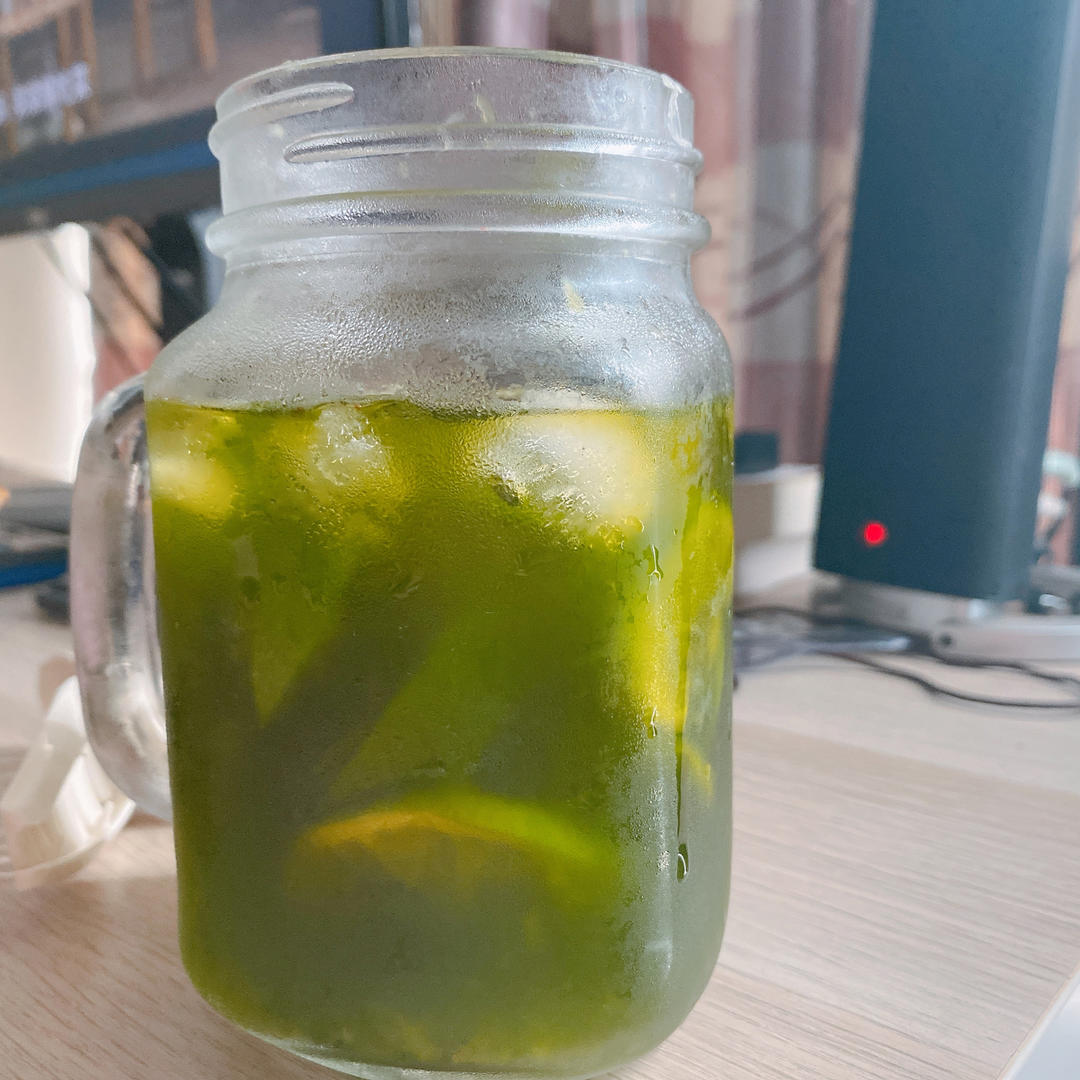省钱快手！【泰式夏日冰爽❄️🌿】泰绿柠檬茶🥤！