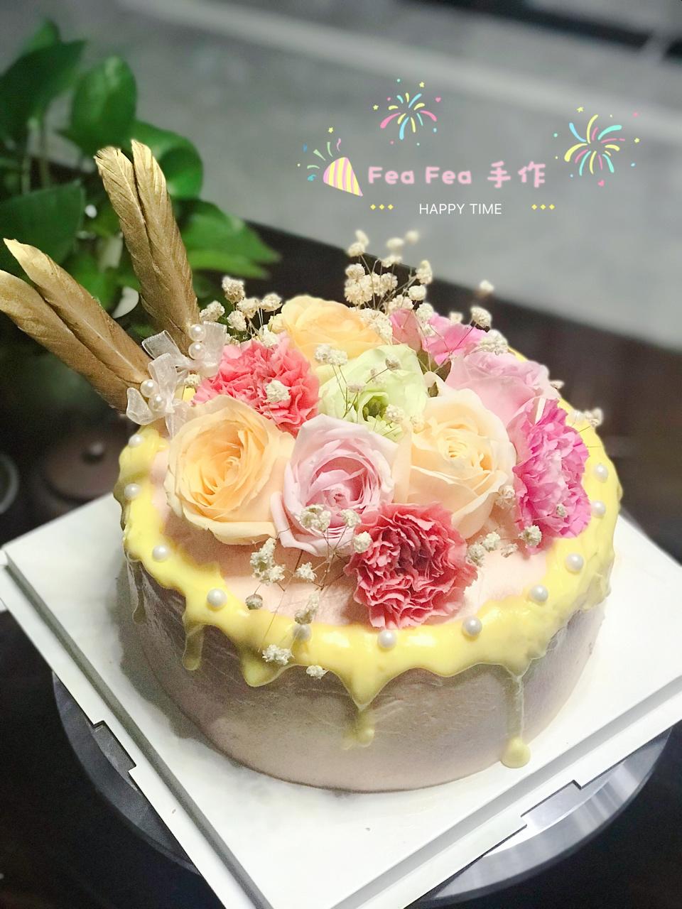 戚风蛋糕（不回缩，裱花打底首选）