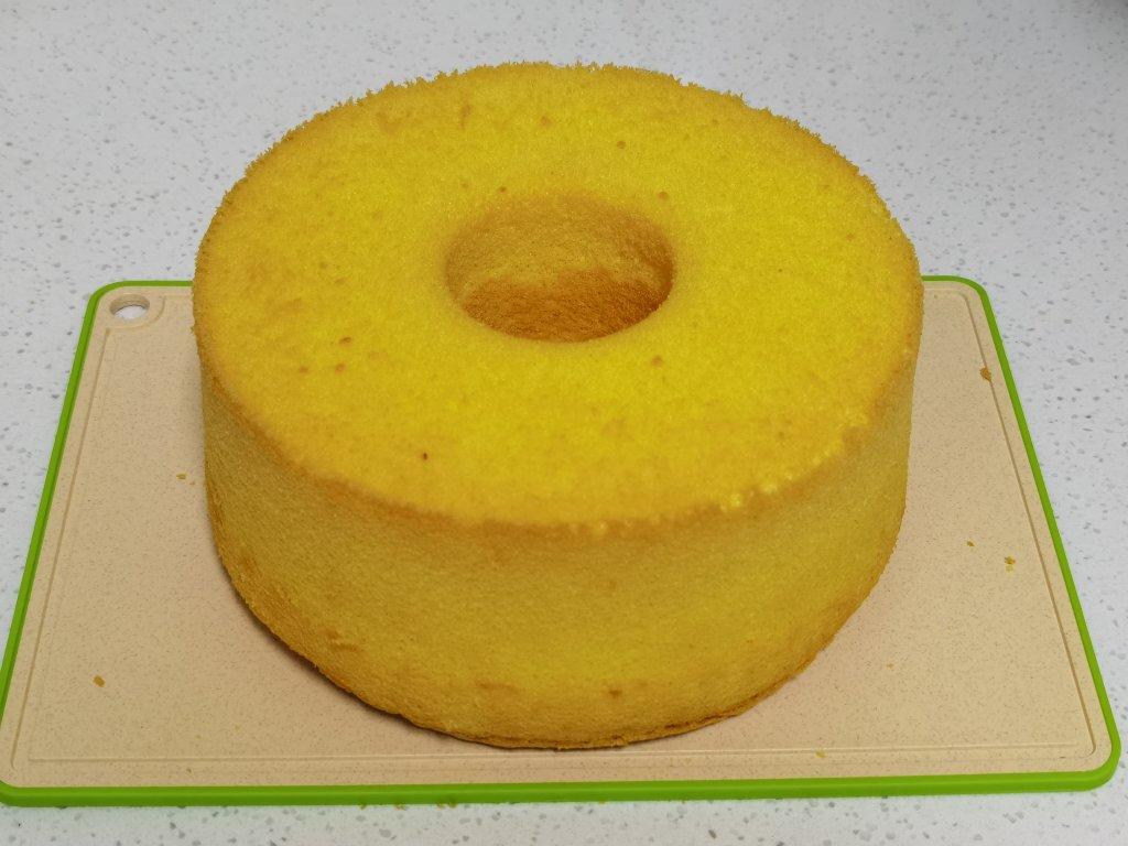 金沙咸蛋黄戚风蛋糕