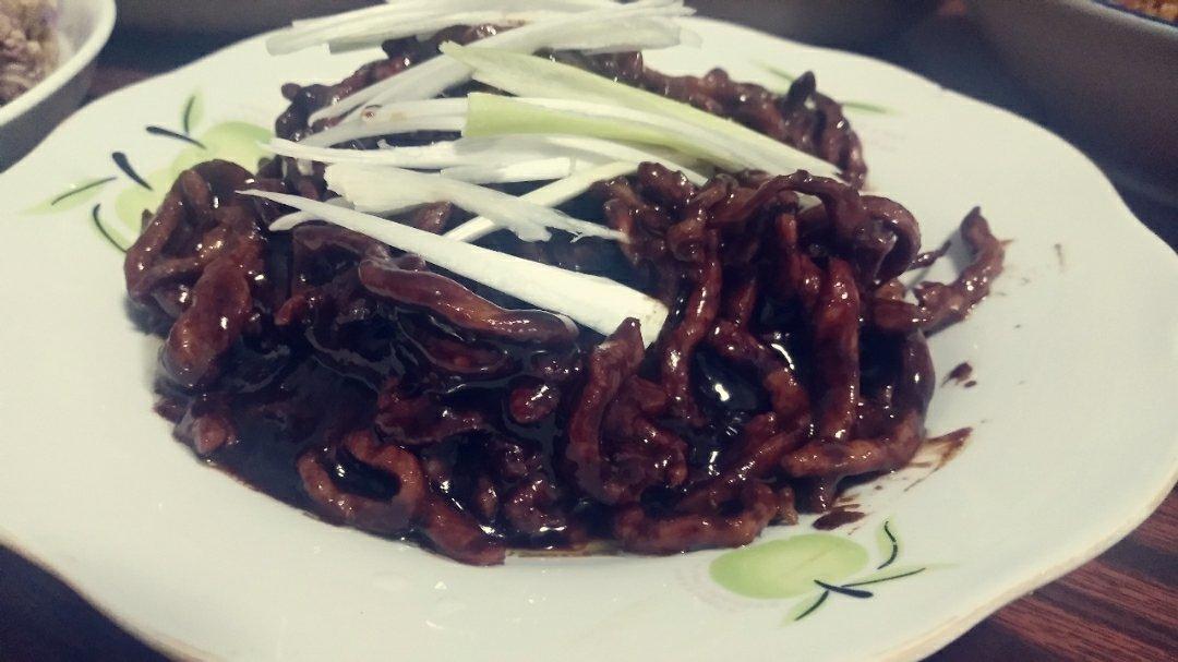 京酱肉丝（家庭做法）
