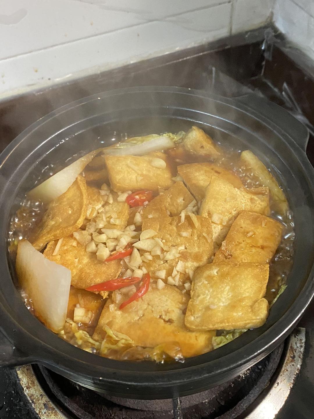 砂锅豆腐煲