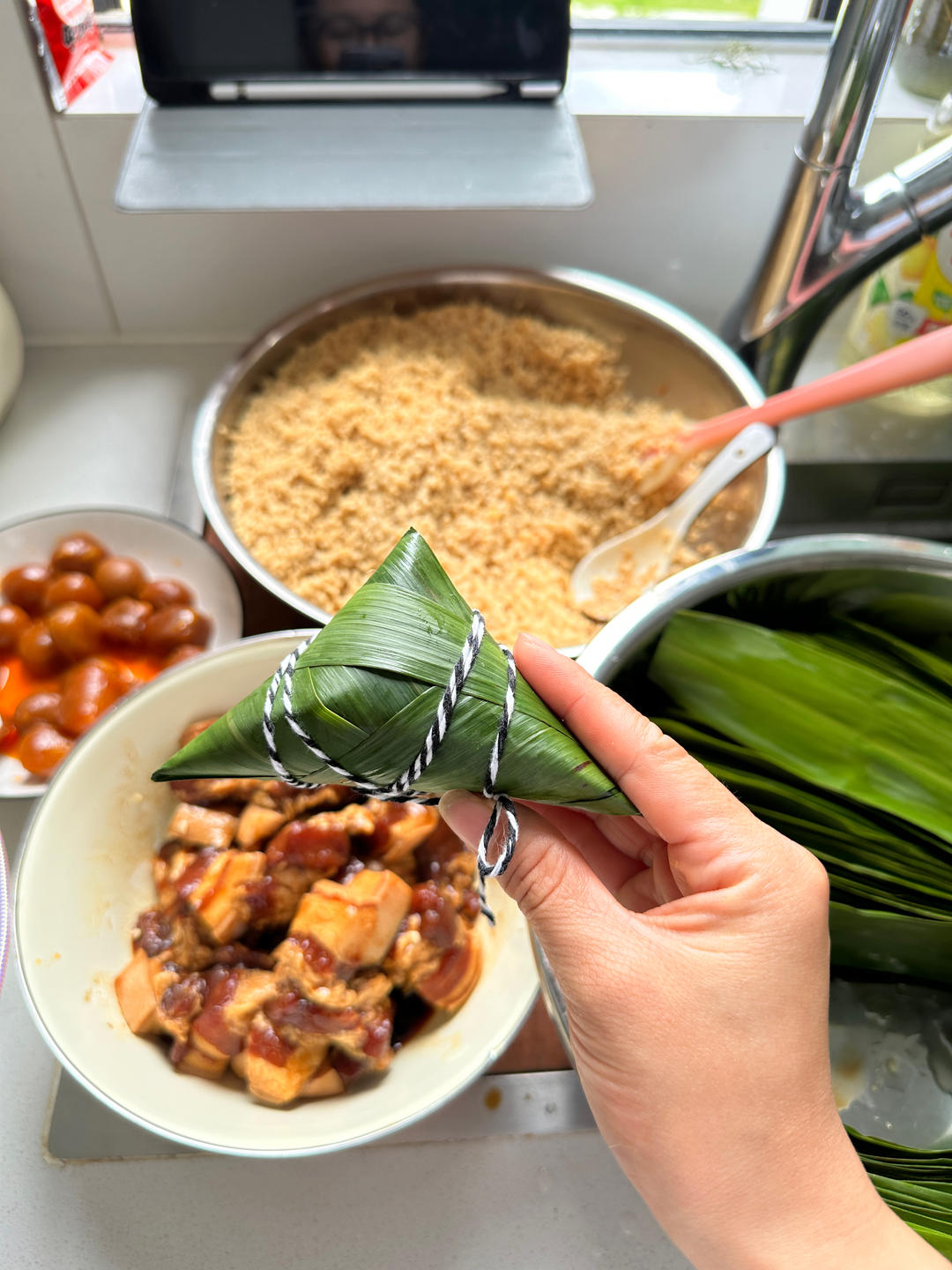 嘉兴肉粽包法总结