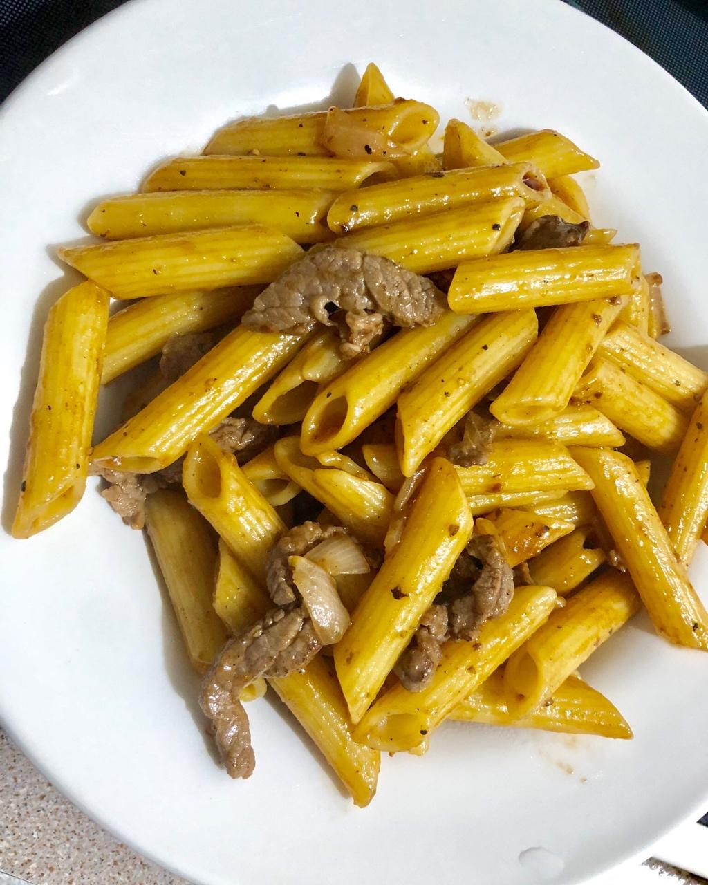 黑椒牛柳意面
