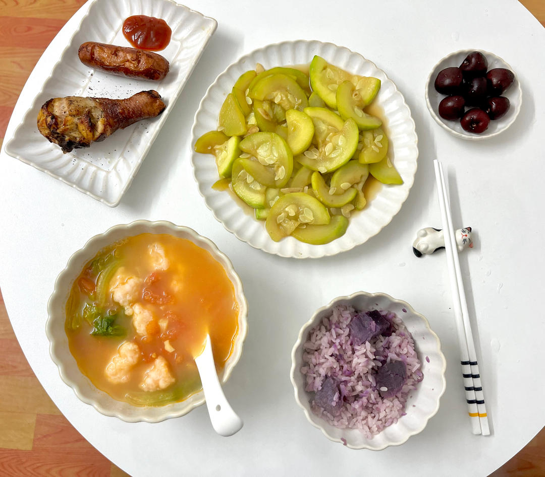 番茄虾滑汤