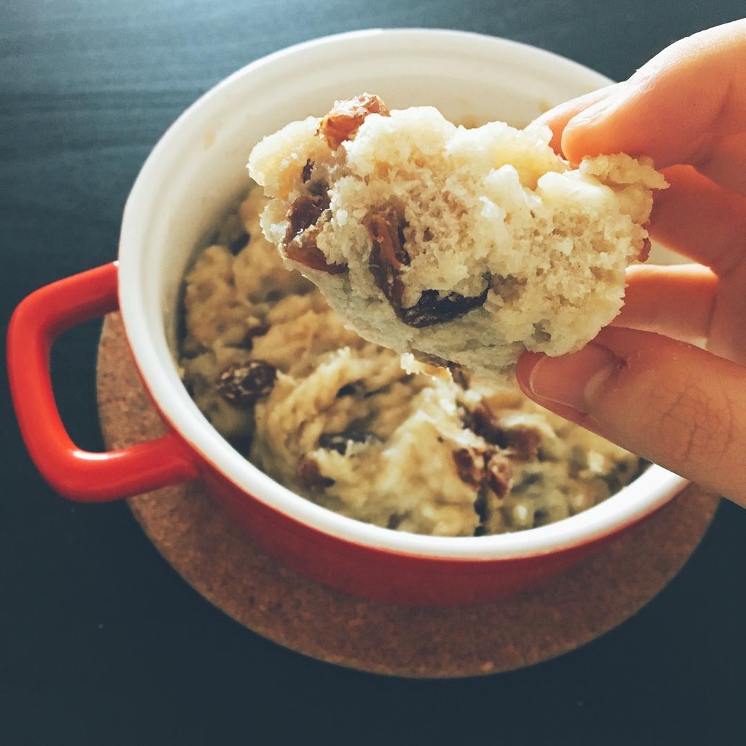 超级简单快手的葡萄干发糕（自发粉版）