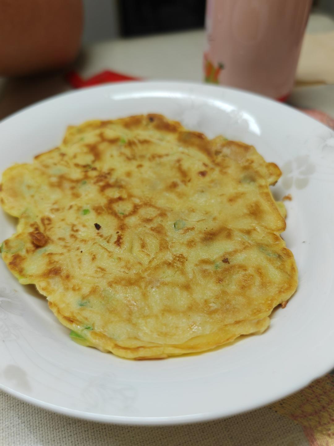简单又营养的葱花鸡蛋饼