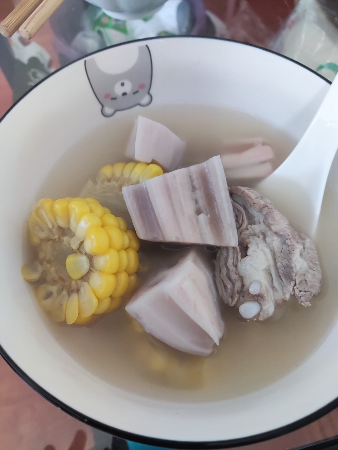 莲藕玉米排骨汤