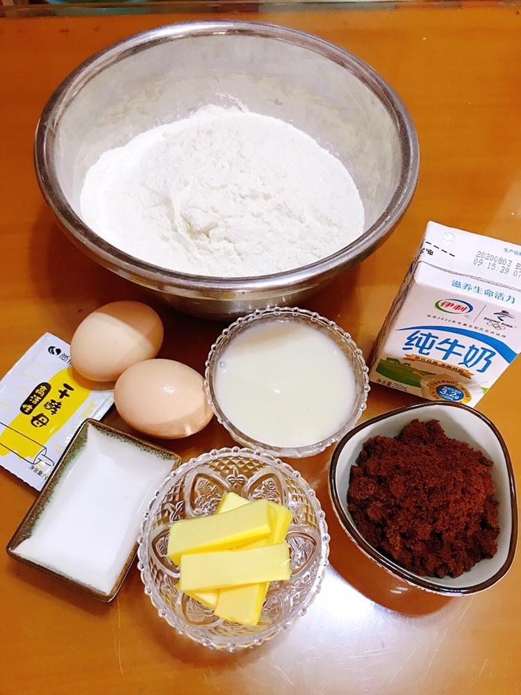 纯奶手撕吐司的做法 步骤1