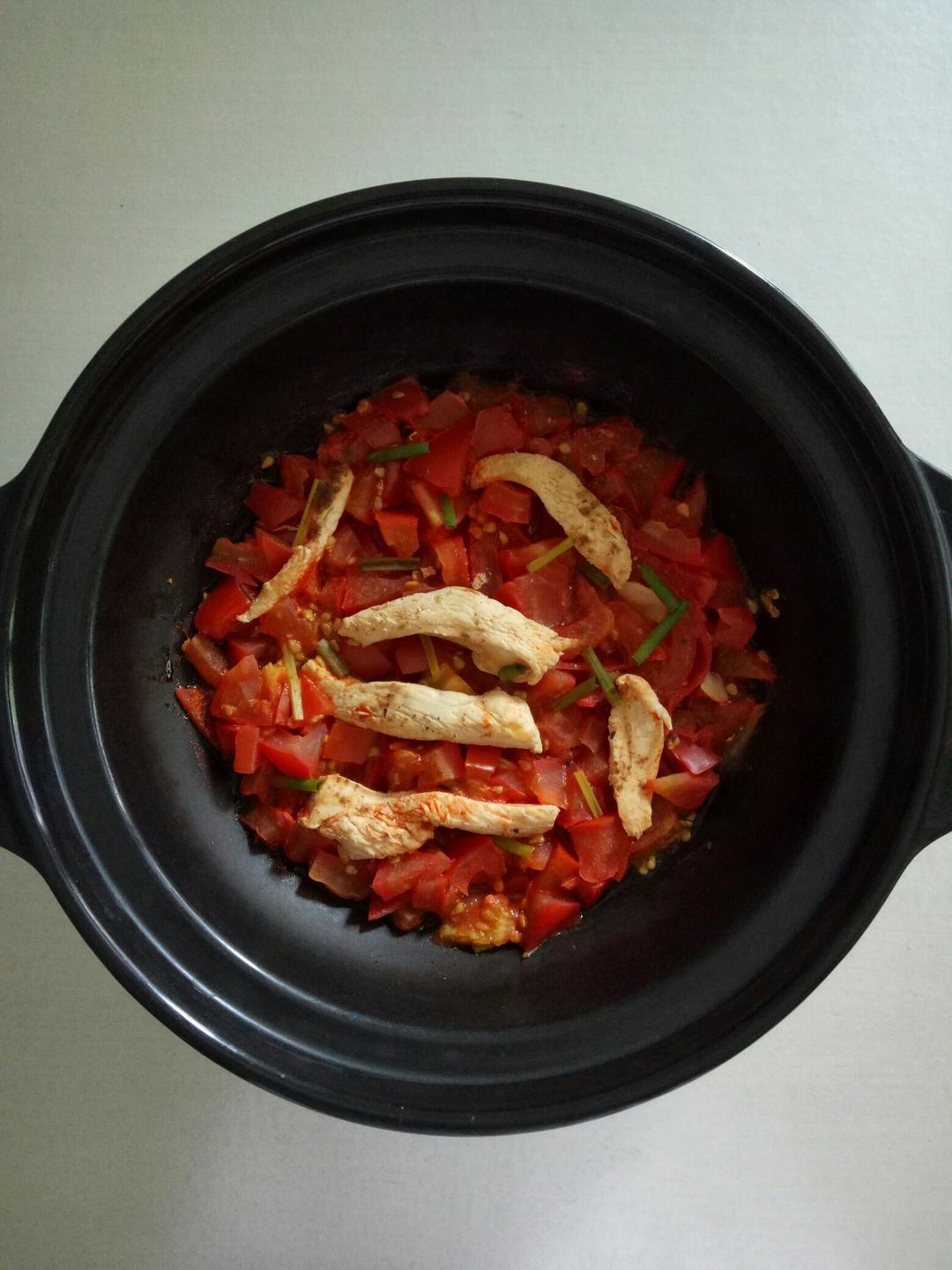 番茄炖鸡胸丨健康·三餐