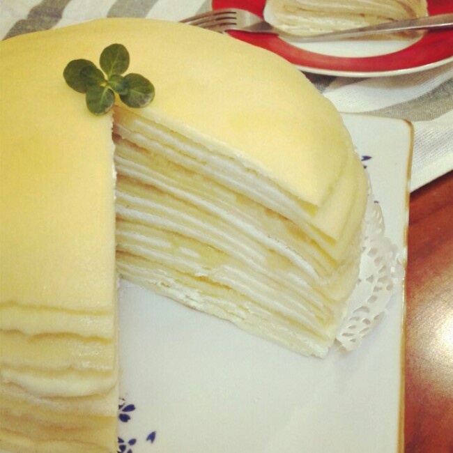 榴莲千层蛋糕（stratiform cake）