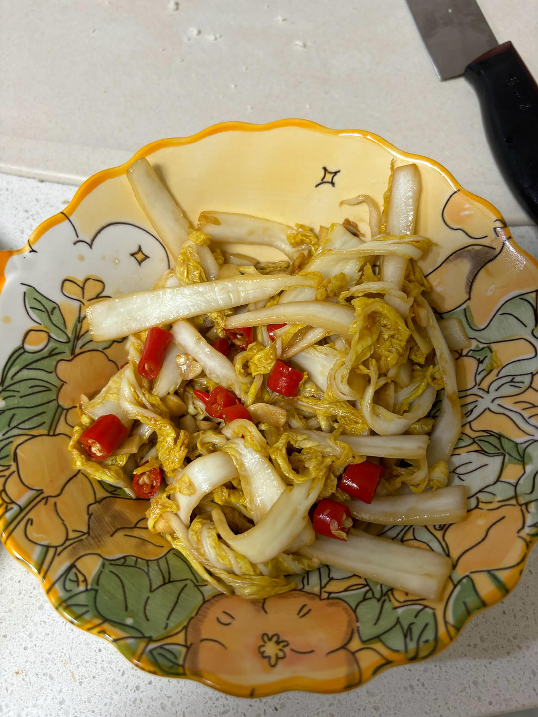 酸爽开胃的酸辣娃娃菜（白菜）
