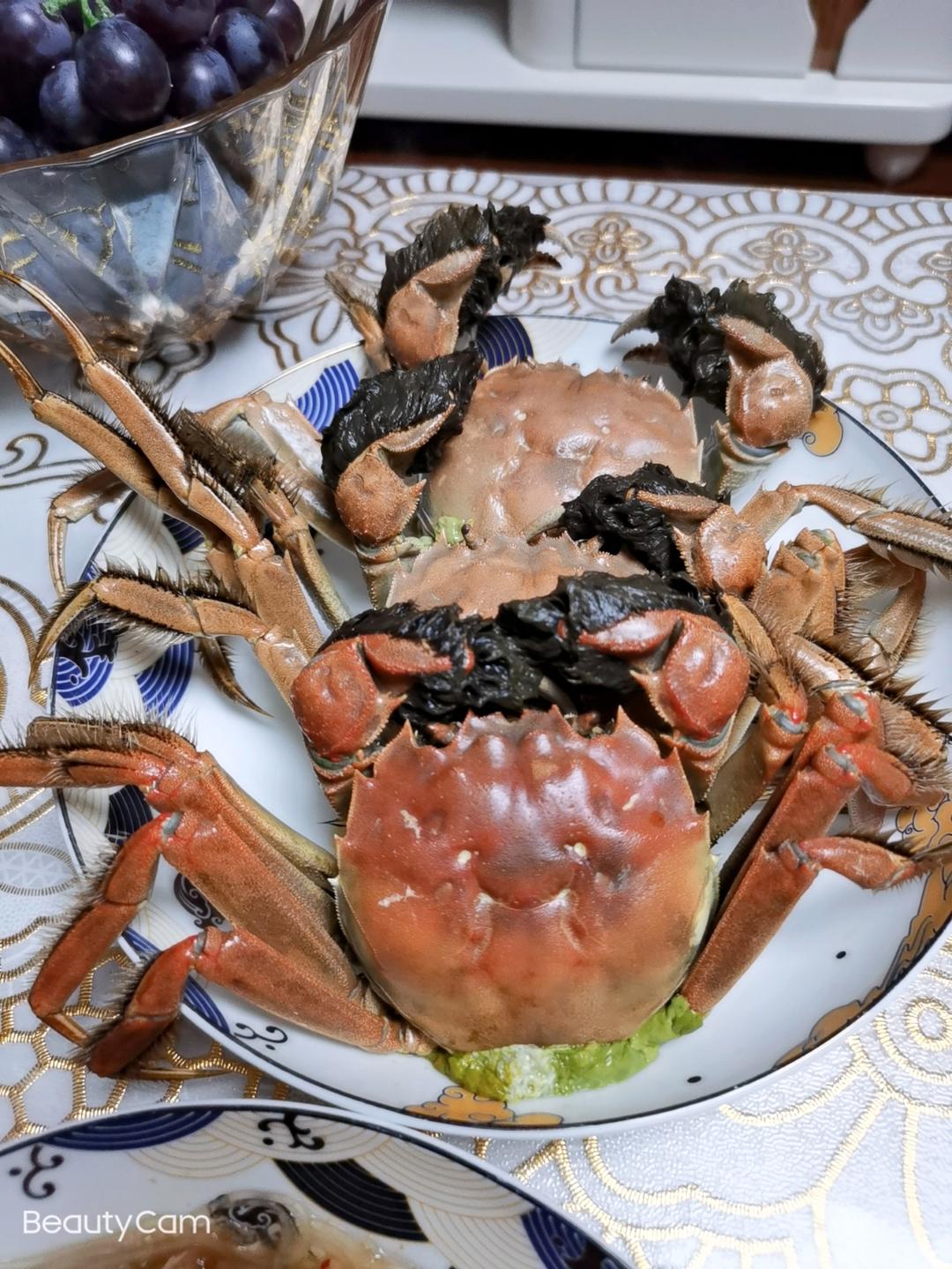 清蒸大闸蟹