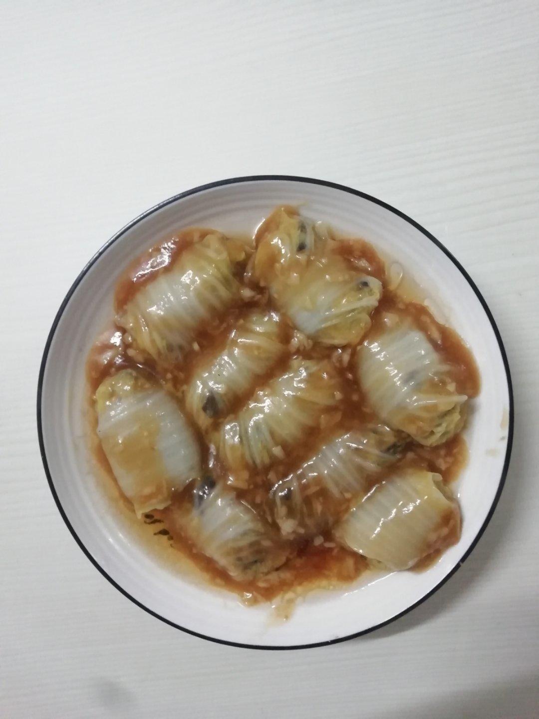 肉酿白菜卷