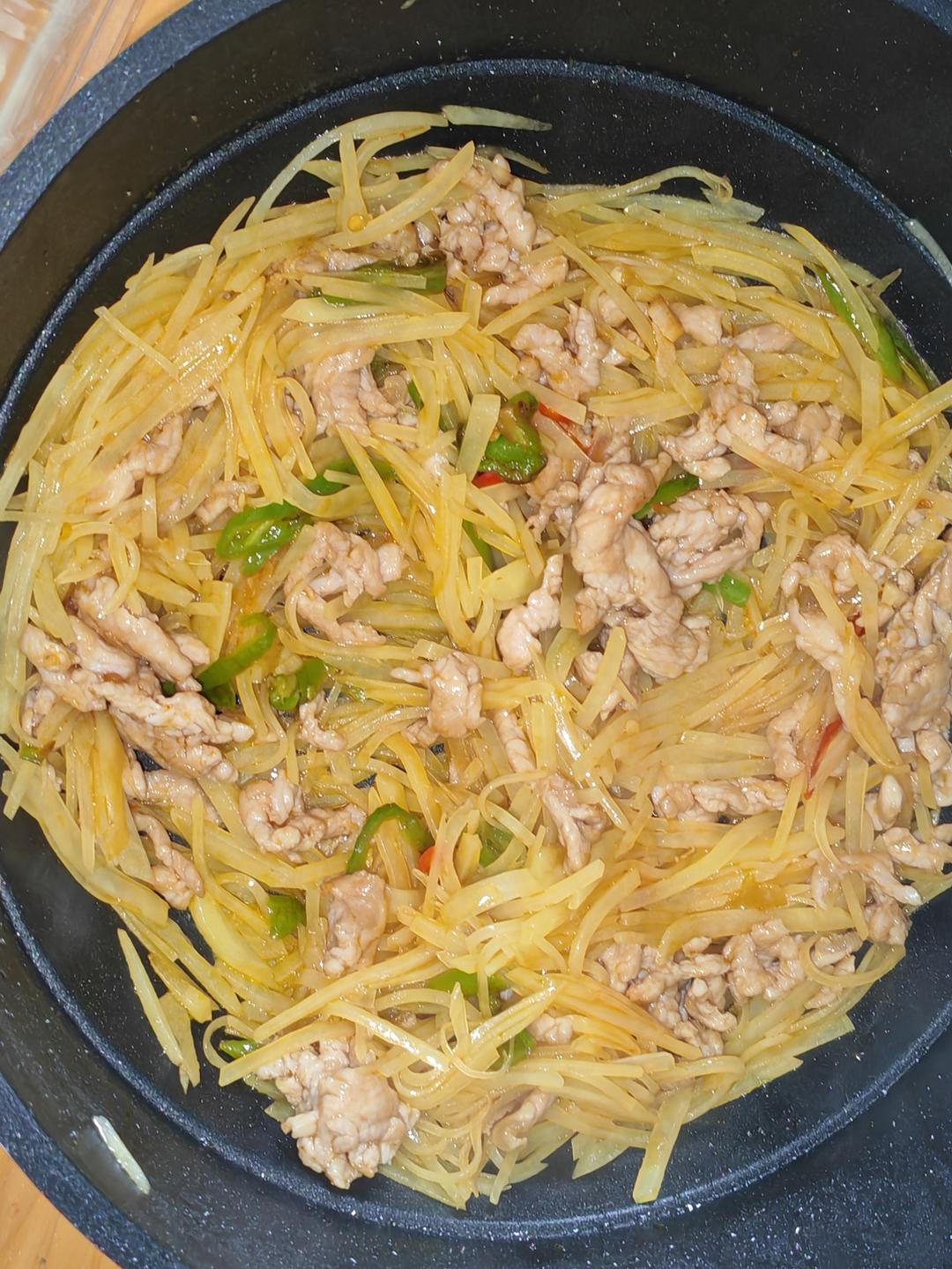土豆炒肉丝