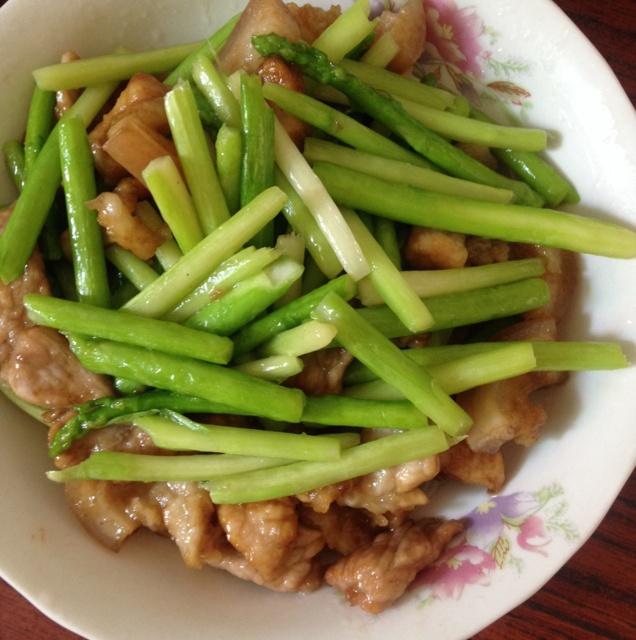 芦笋炒肉