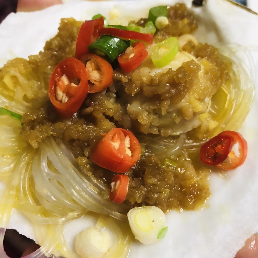 蒜蓉粉丝蒸扇贝