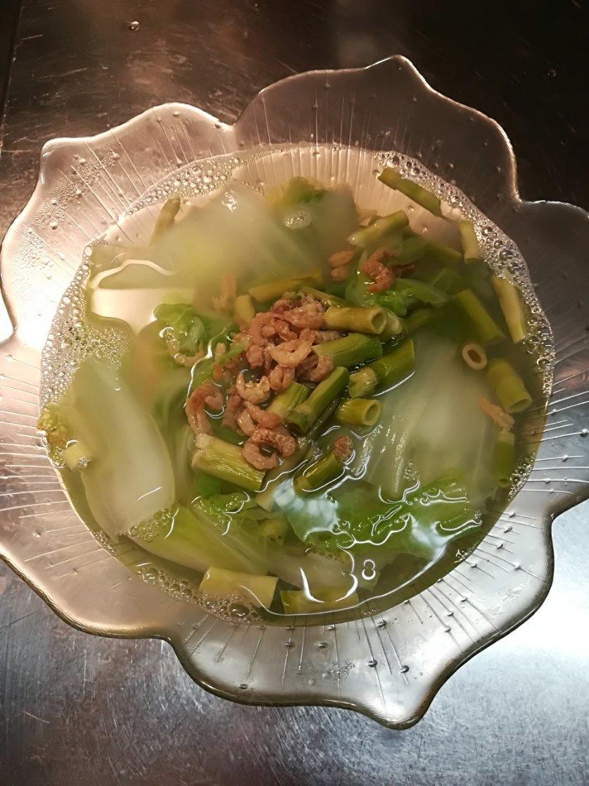 海米白菜汤