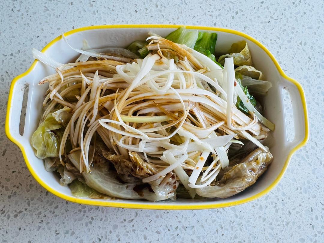 白灼生菜的做法