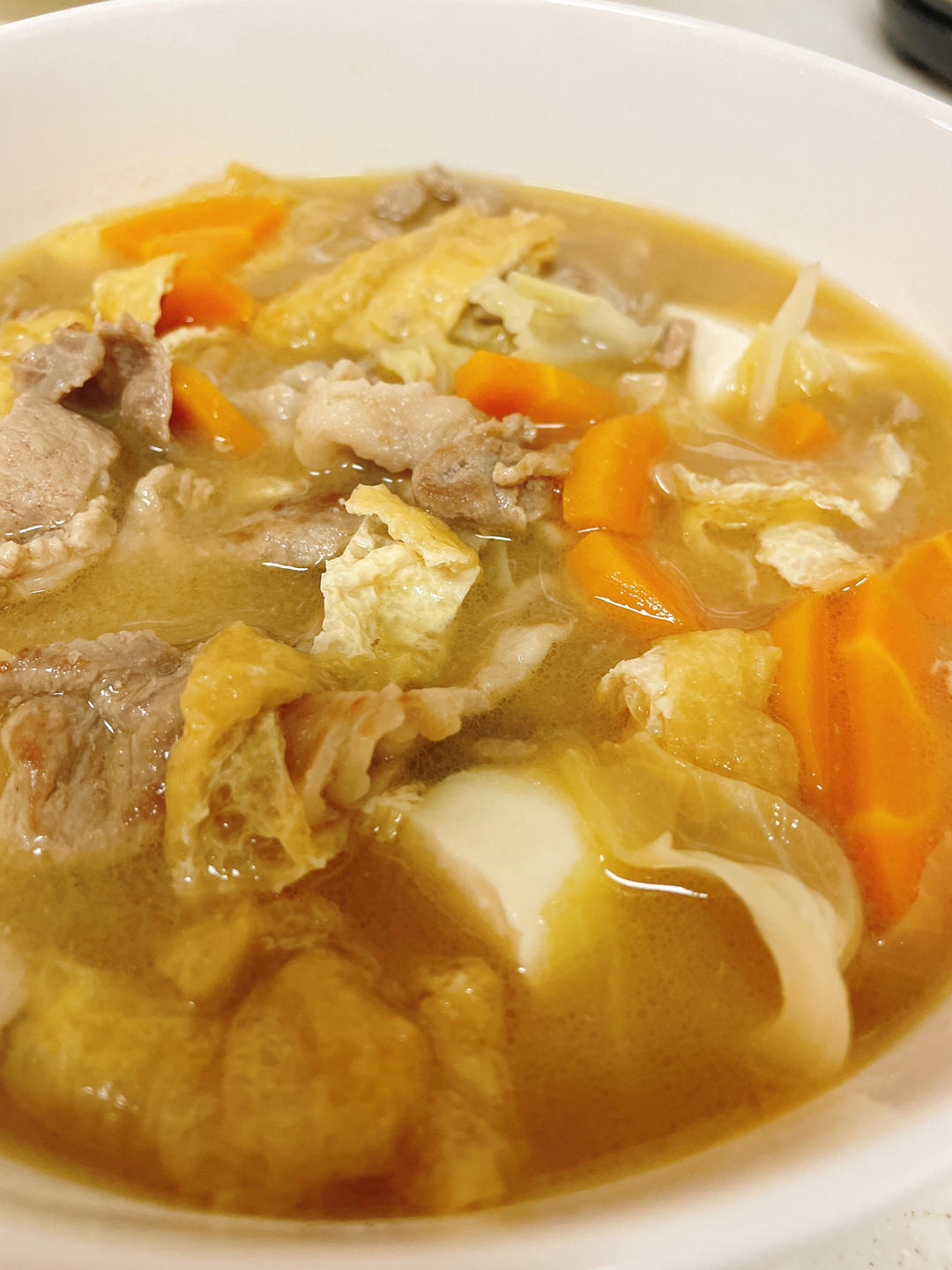 深夜食堂定食：豚汁