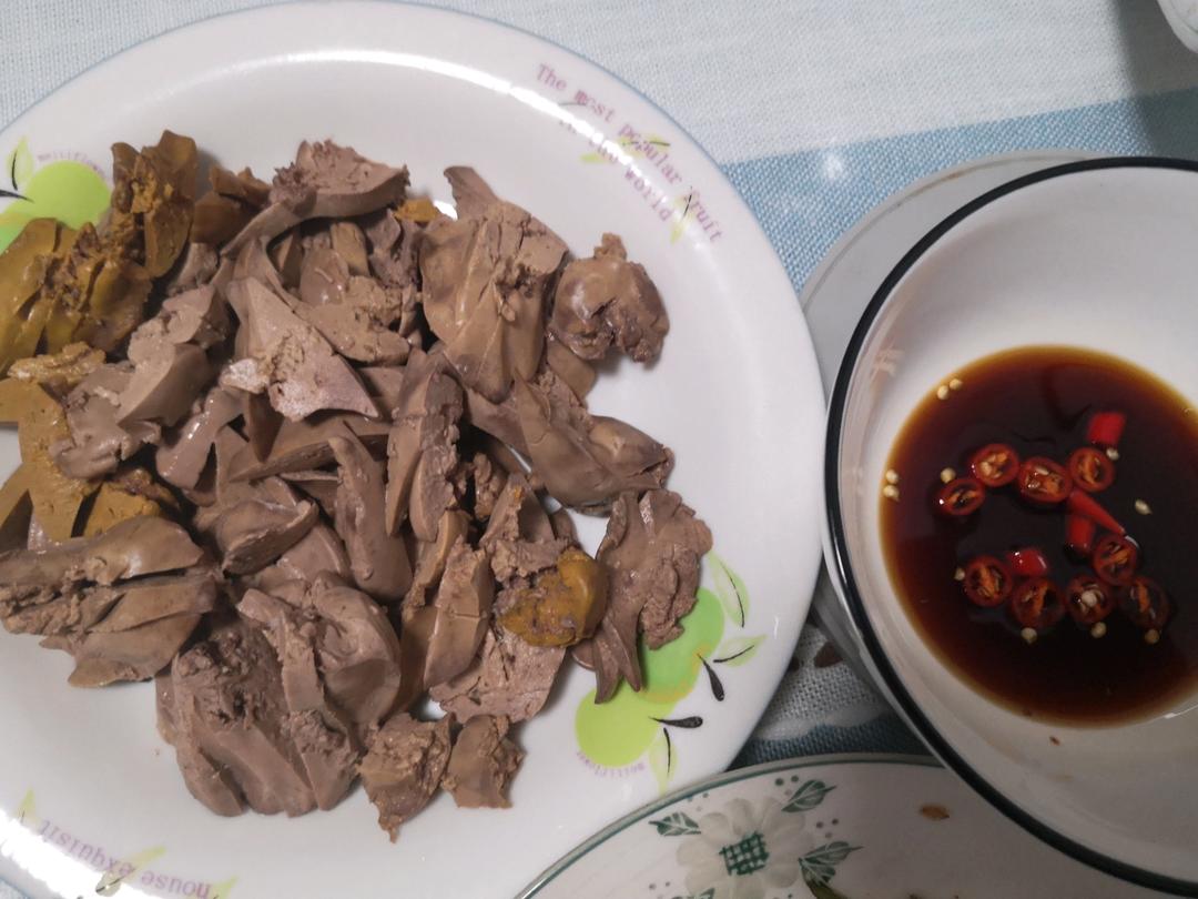 简单易做的盐水鸡肝