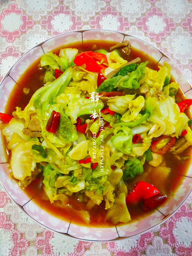 手撕包菜的入味烧法