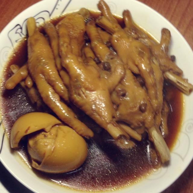 香辣卤鸡爪