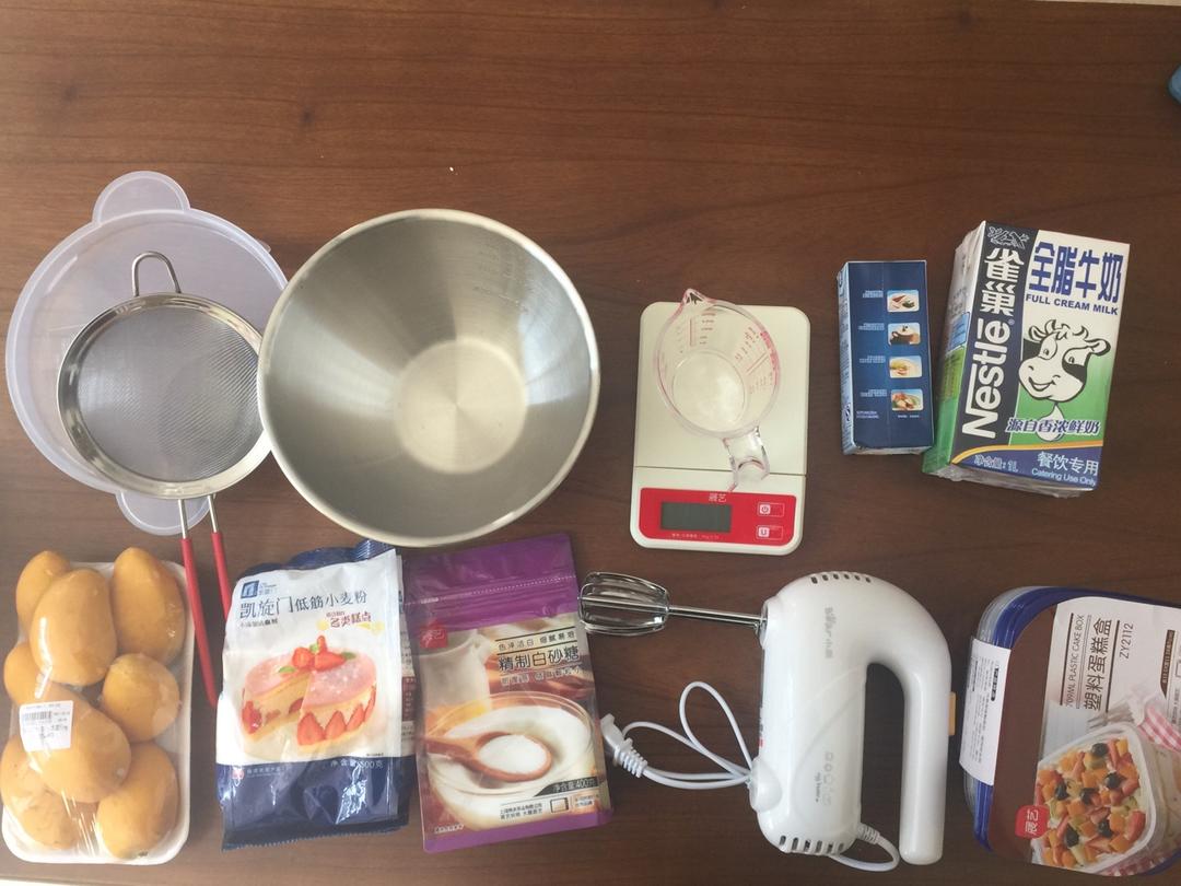 纯奶手撕吐司的做法 步骤1