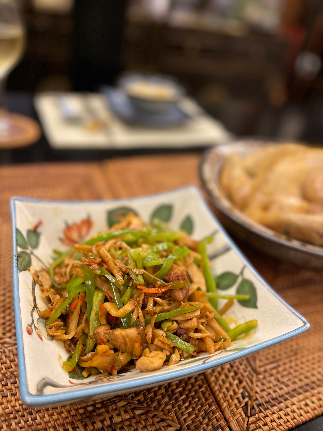 湖南名菜-糯米笋小炒肉
