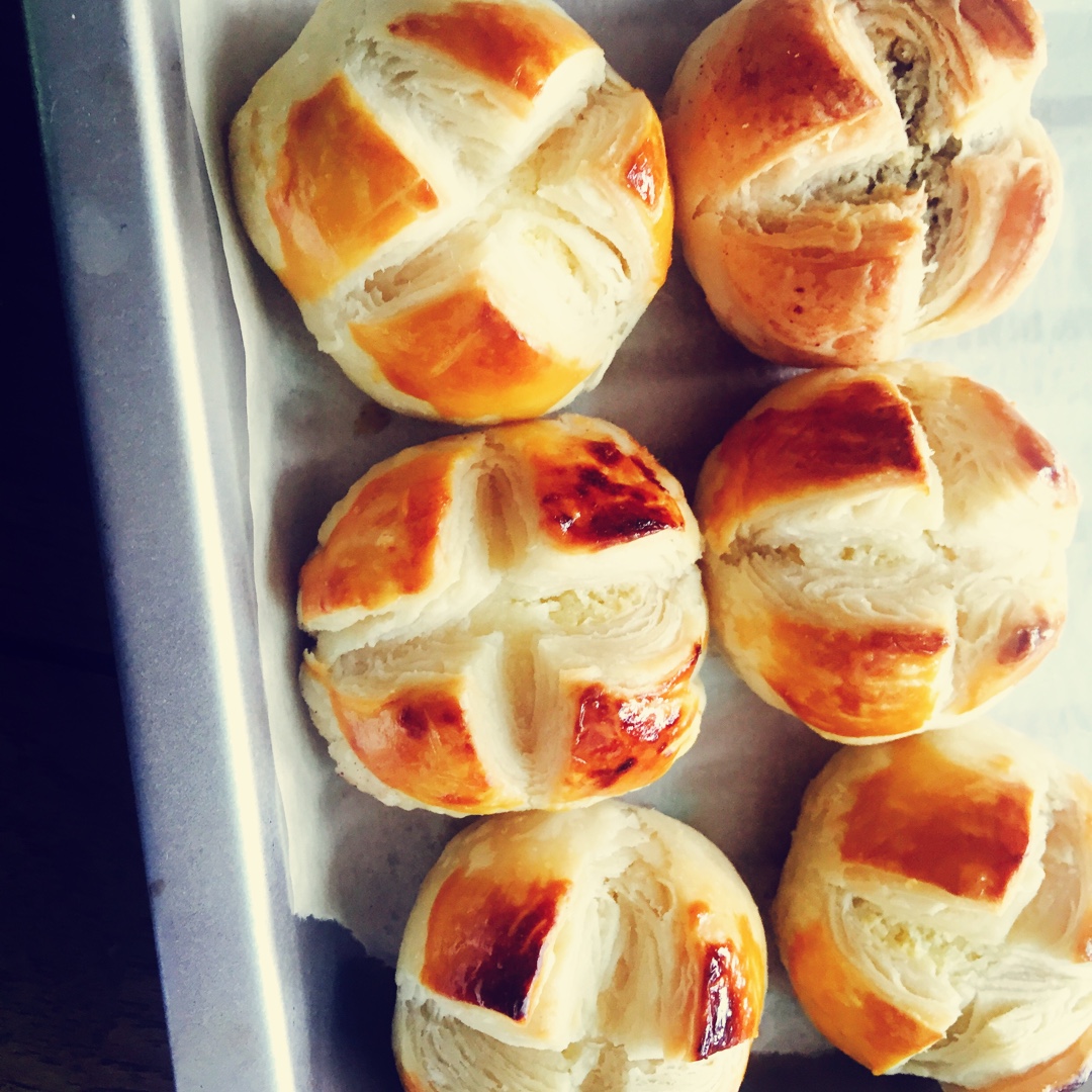 花开富贵之四种口味的椰蓉开口酥