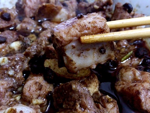 豆豉蒸排骨