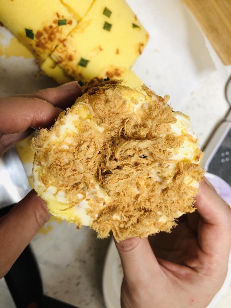 蛋糕卷，肉松蛋糕卷，网红贝贝肉松卷