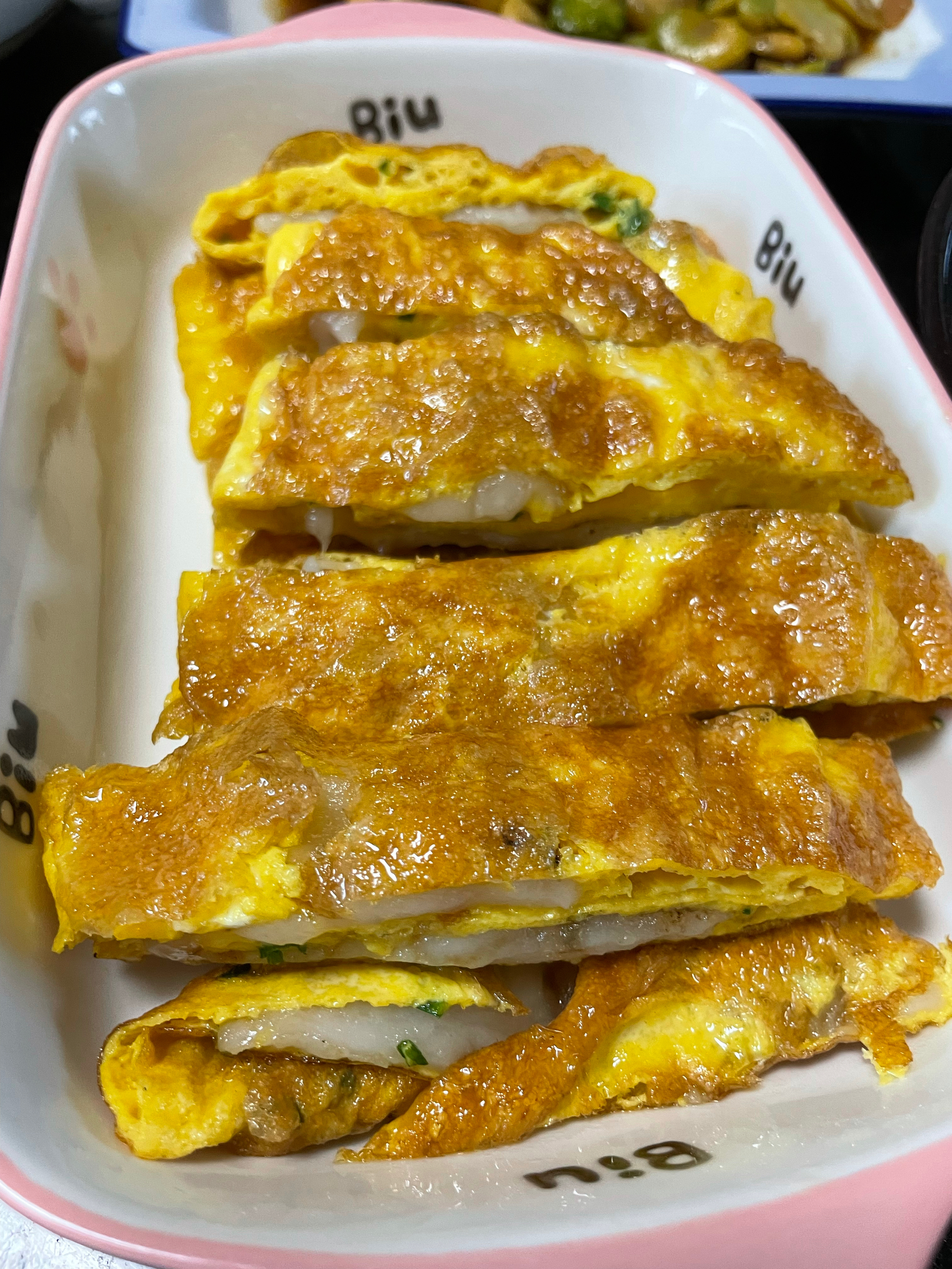 【鸡蛋包麻糍】台州小吃，香香糯糯能拉丝